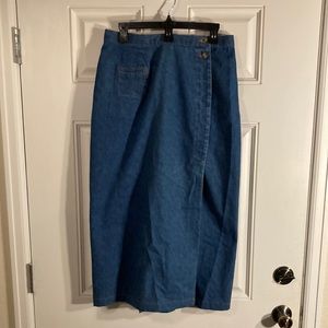 Vintage Stonebridge jean skirt